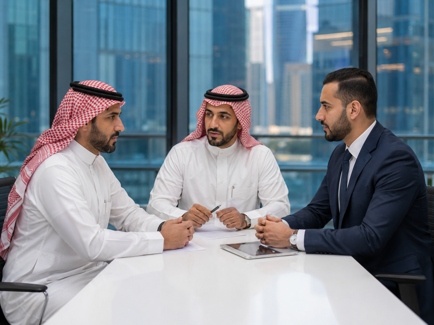 استشارة العملاء واجتماع الشراكة